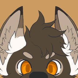 a digital drawing of br0kenr0b0t's fursona, "toasty marshmallow"